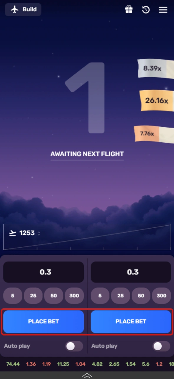 Set up your wager amount inside the Aviatrix game via Melbet mobile.