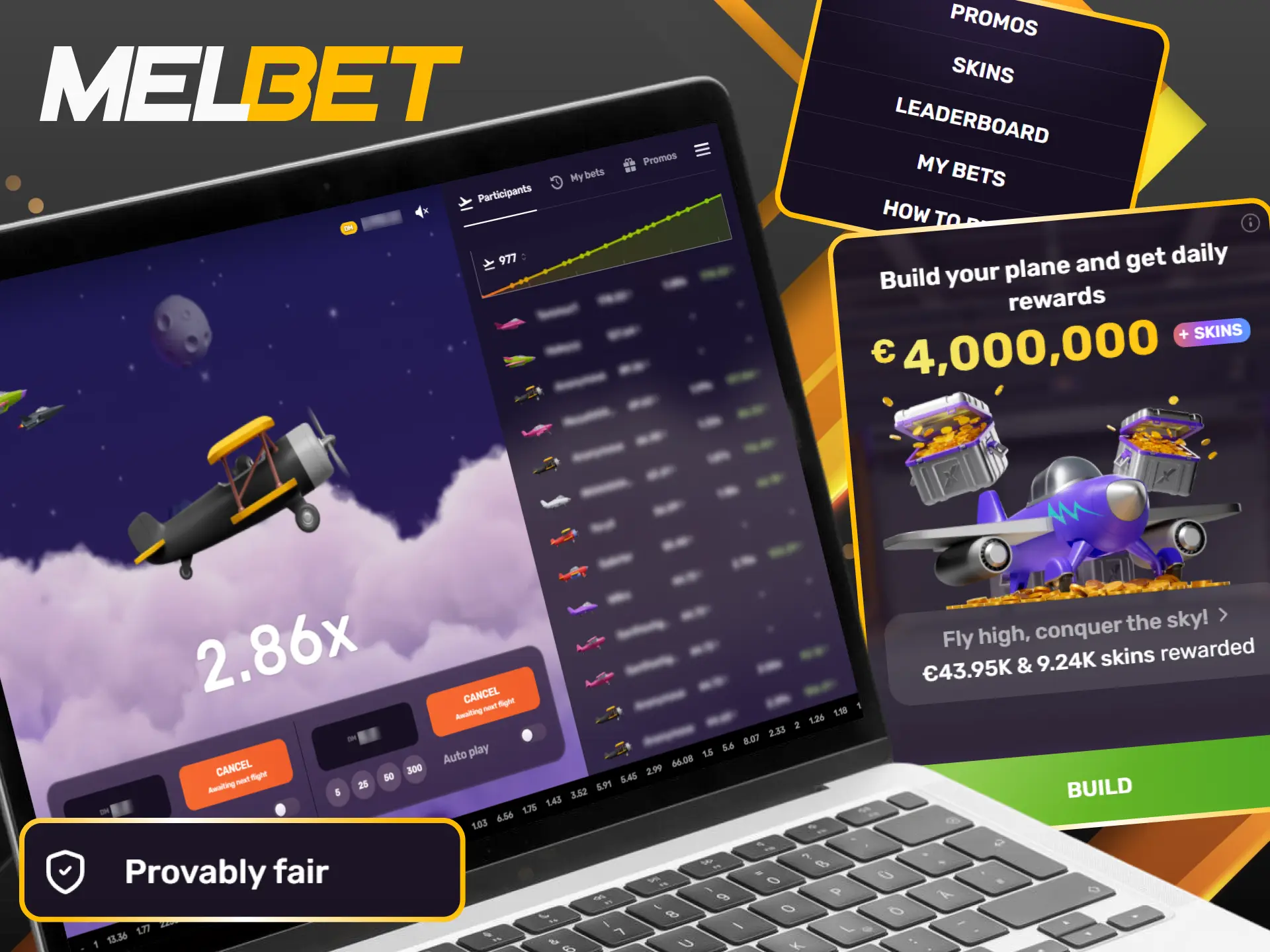 Check out the benefits you get by playing Aviatrix on Melbet.