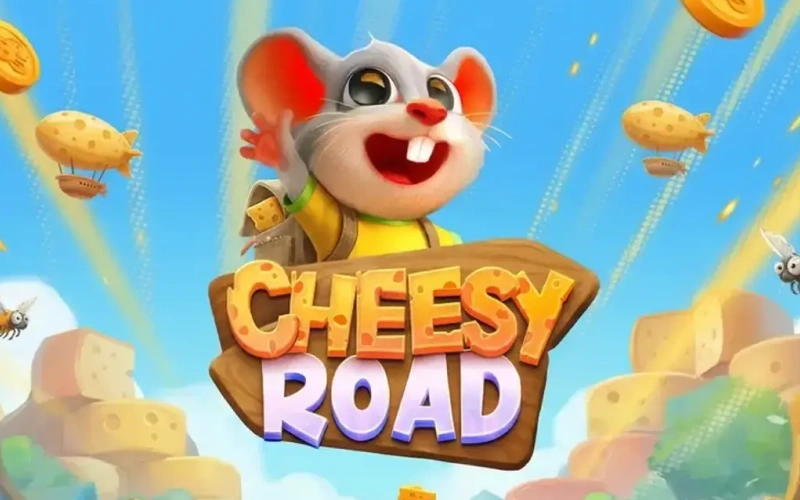 Explore Cheesy Road and experience entertaining gameplay through Melbet India.