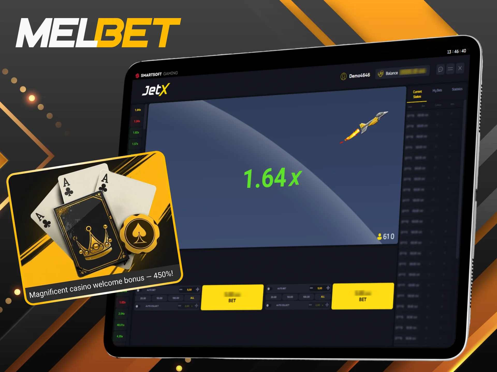 Grab a Melbet welcome bonus to boost your JetX gaming balance.