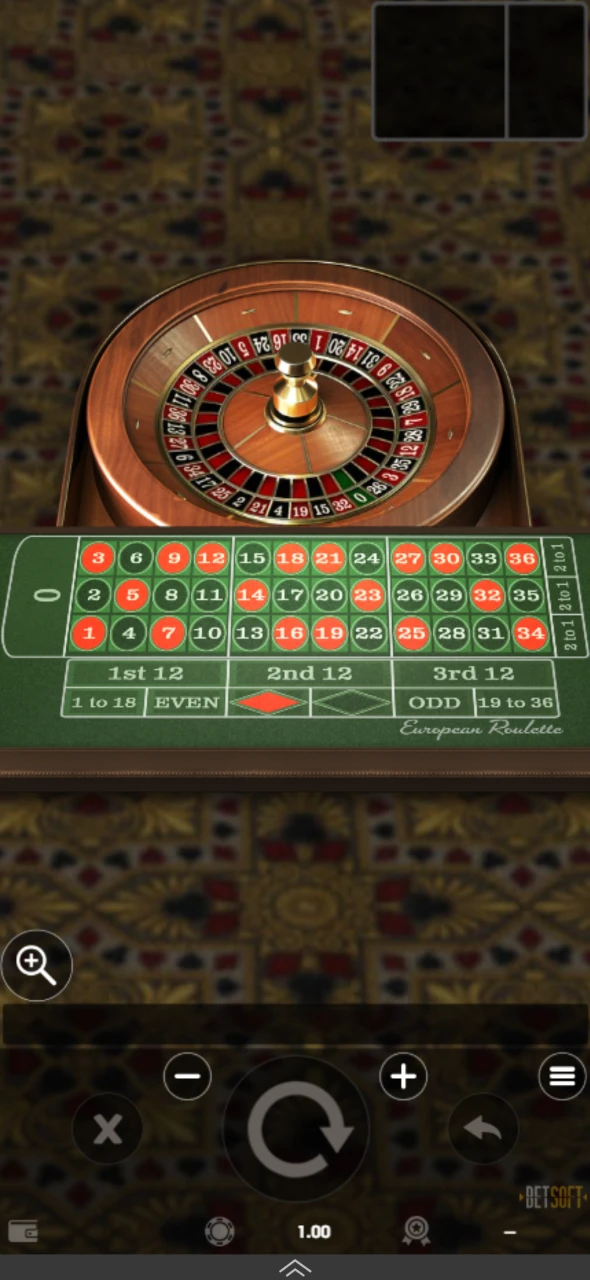 Check the table settings before playing Roulette through Melbet.